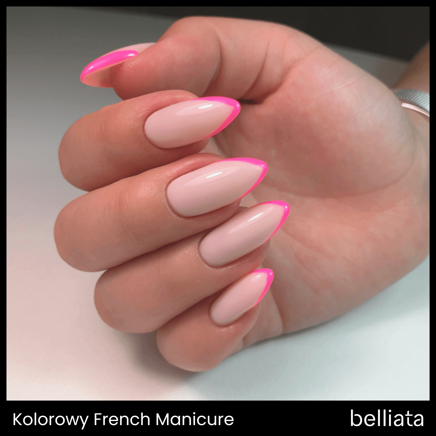 Kolorowy French Manicure